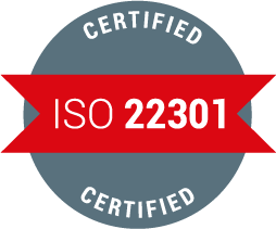 ISO 22301 zertifiziert